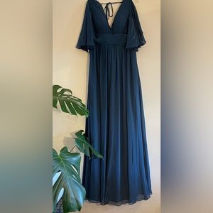 Azazie Temeka Bridesmaids Dress- Neptune [Tall]